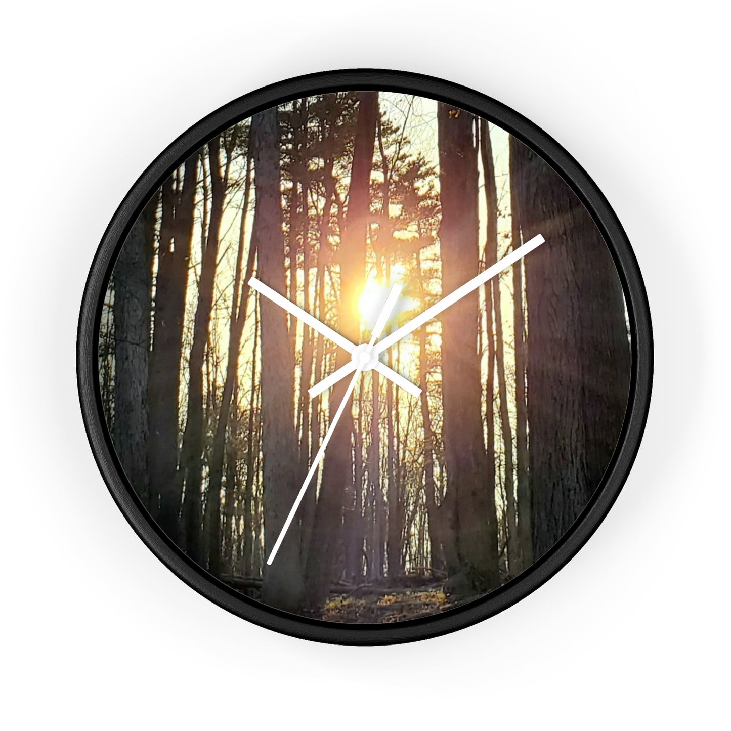 Into the woods Wall Clock (Enchanted Exposures By Tammy Lyne)