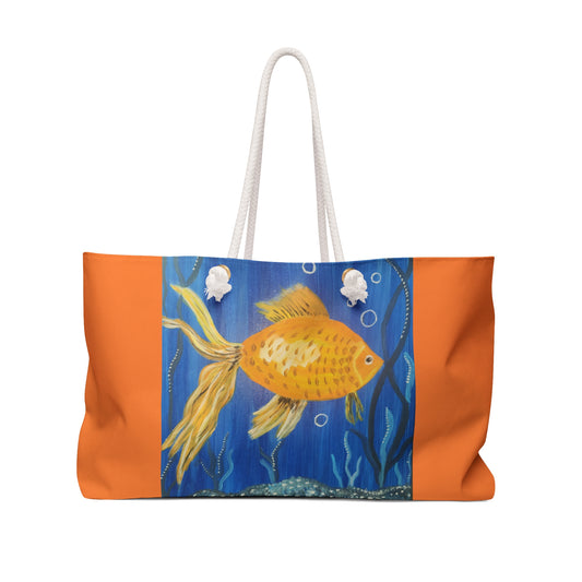 Goldfish Weekender Bag (Brookson Collection) ORANGE