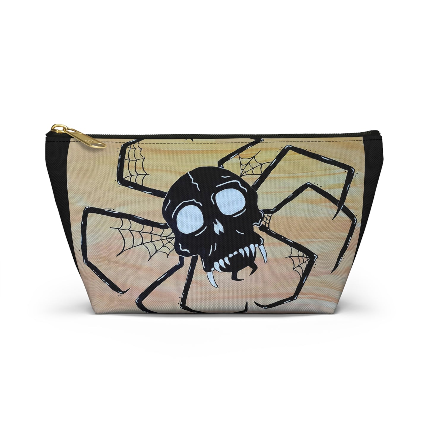 Spike Pouch w T-bottom (Peculiar Paintings Collection) BLACK