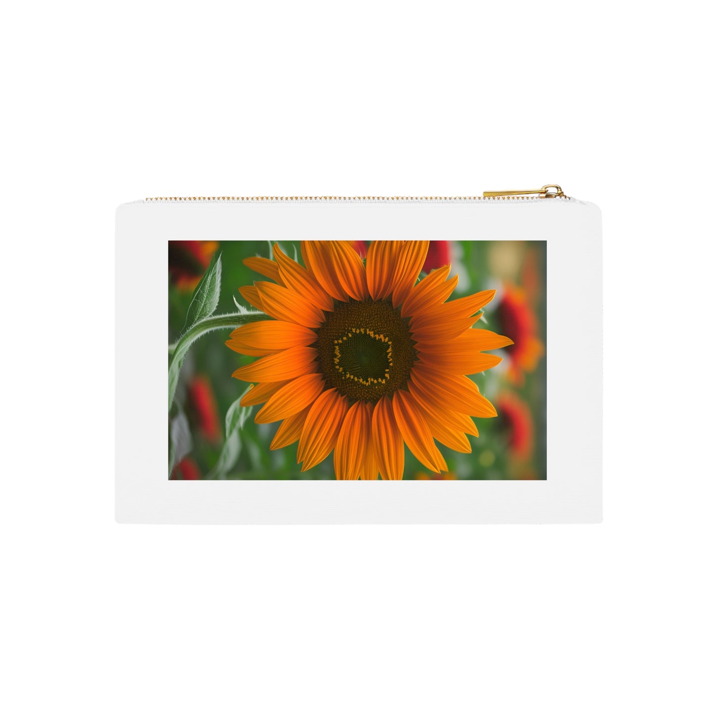 Orange Sunflower  Cosmetic Bag (SP Photography Collection)