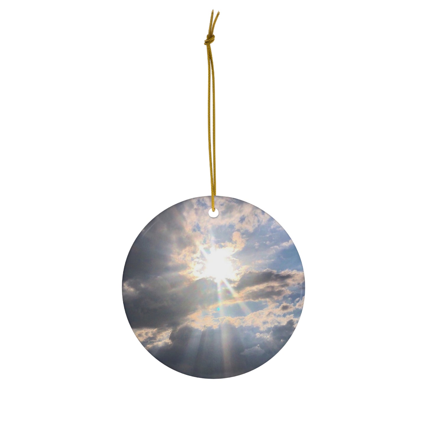 See the light Ceramic Ornament (Custom Creations By Catelyn)