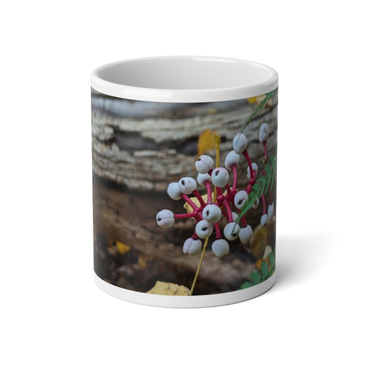 Baneberry Jumbo Mug, 20oz (Savor The Moment Collection) GREEN