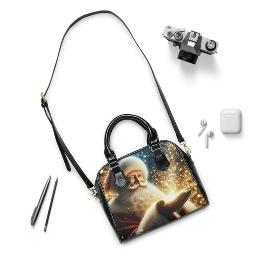 Santa Magic Shoulder Handbag (SP Photography Collection) BLACK