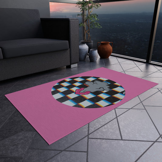 Smoke And Mirrors Outdoor Rug (Peculiar Paintings Collection)