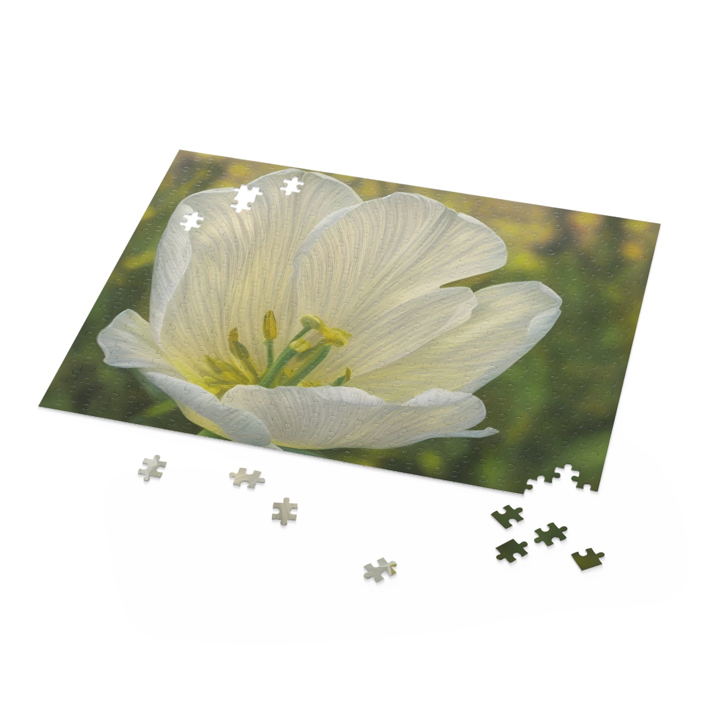 White Tulip Puzzle (SP Photography Collection) (120, 252, 500-Piece)