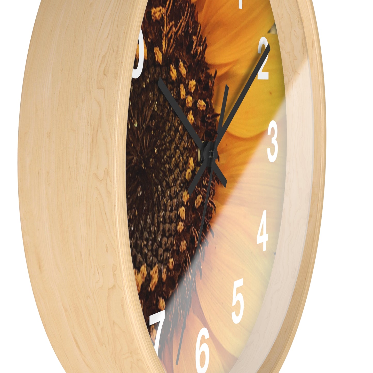 Sun Ray Sunflower Wall Clock (SP Photography Collection)